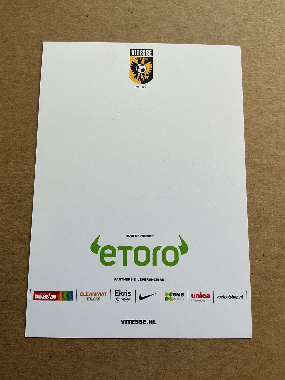 Tomáš Hájek, Czech Republic 🇨🇿 Vitesse Arnhem 2022/23 hand signed - Autographs-World