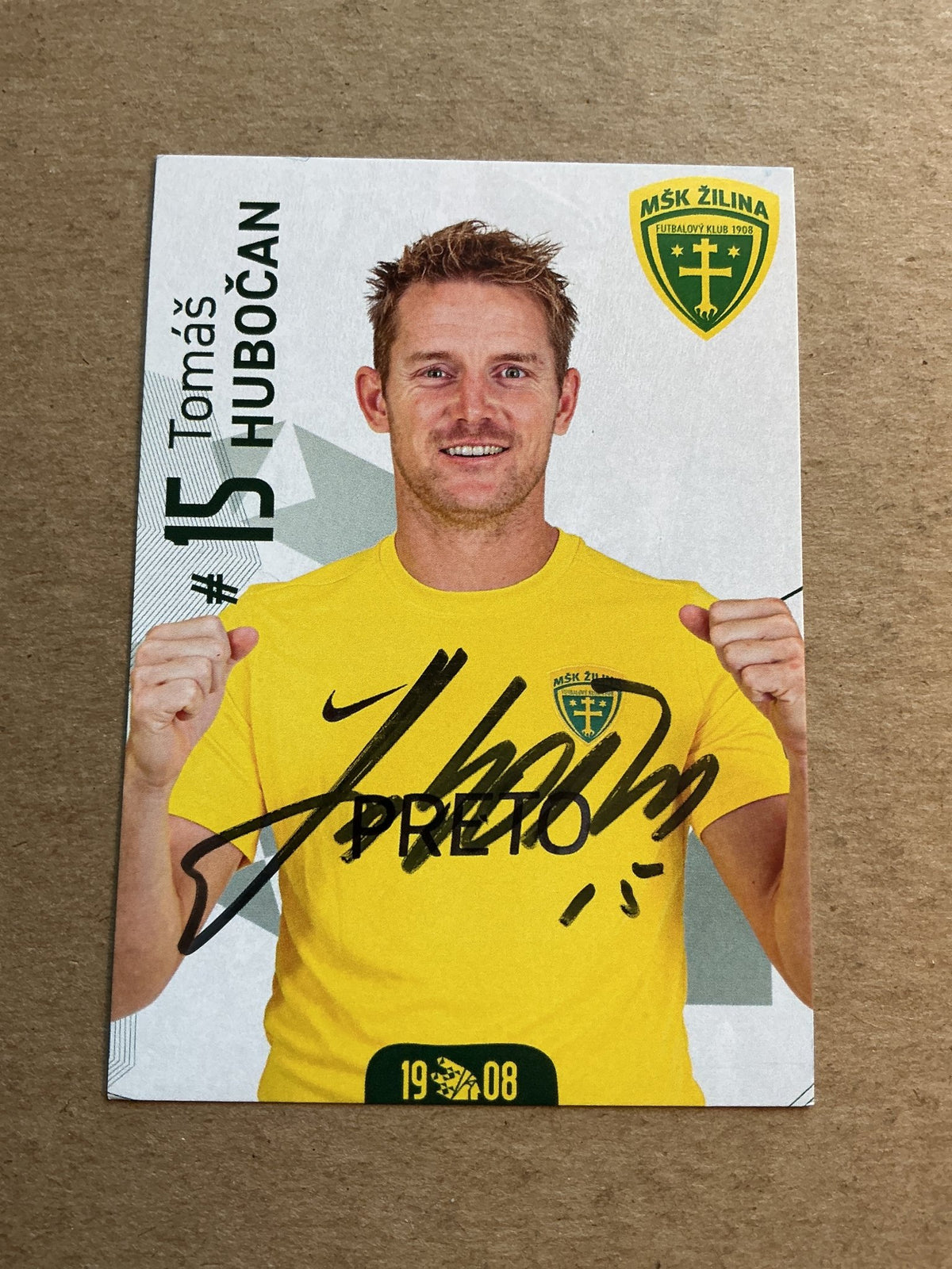 Tomáš Hubočan, Slovakia 🇸🇰 MŠK Žilina 2023/24 hand signed - Autographs-World
