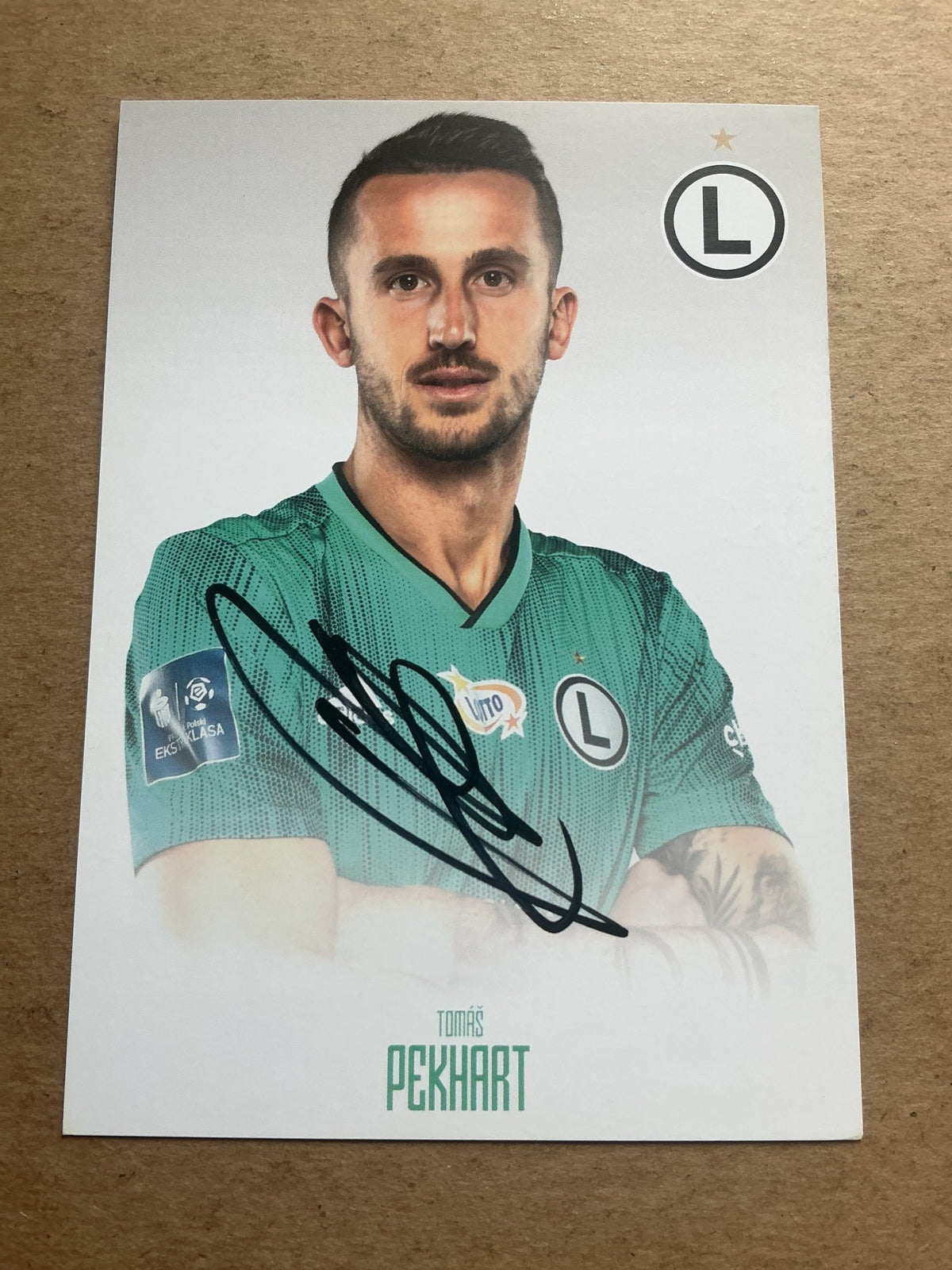 Tomáš Pekhart, Czech Republic 🇨🇿 Legia Warsaw 2020/21 hand signed - Autographs-World