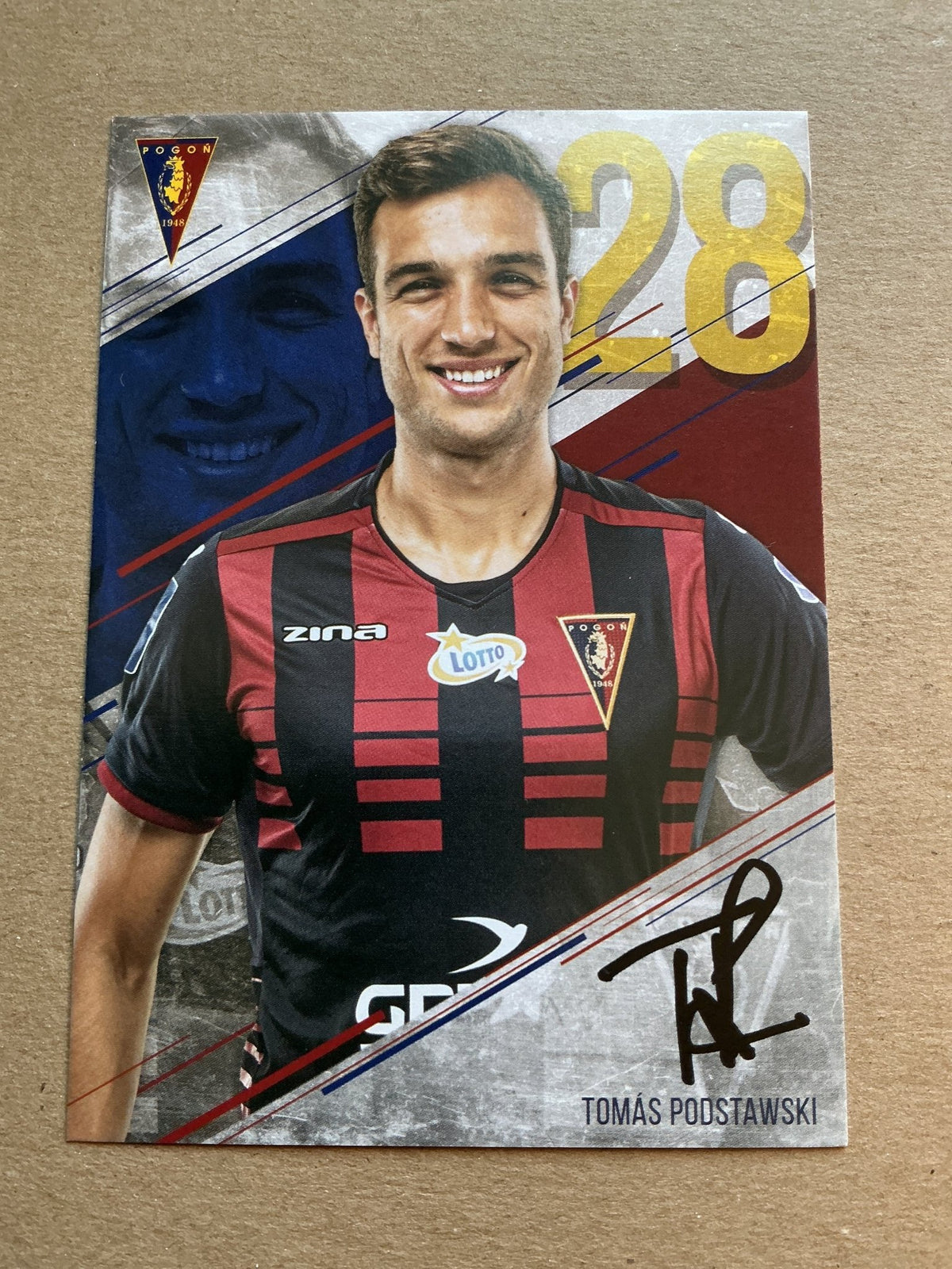 Tomás Podstawski, Portugal 🇵🇹 Pogon Szczecin 2019/20 hand signed - Autographs-World