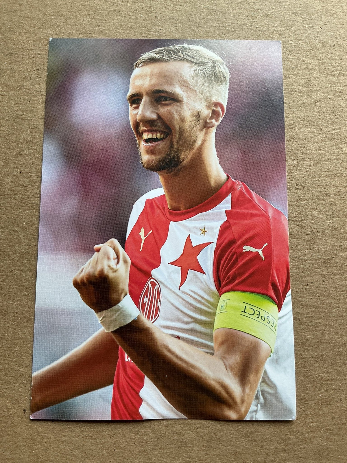 Tomáš Souček, Czech Republic 🇨🇿 SK Slavia Prague 2019/20 hand signed - Autographs-World
