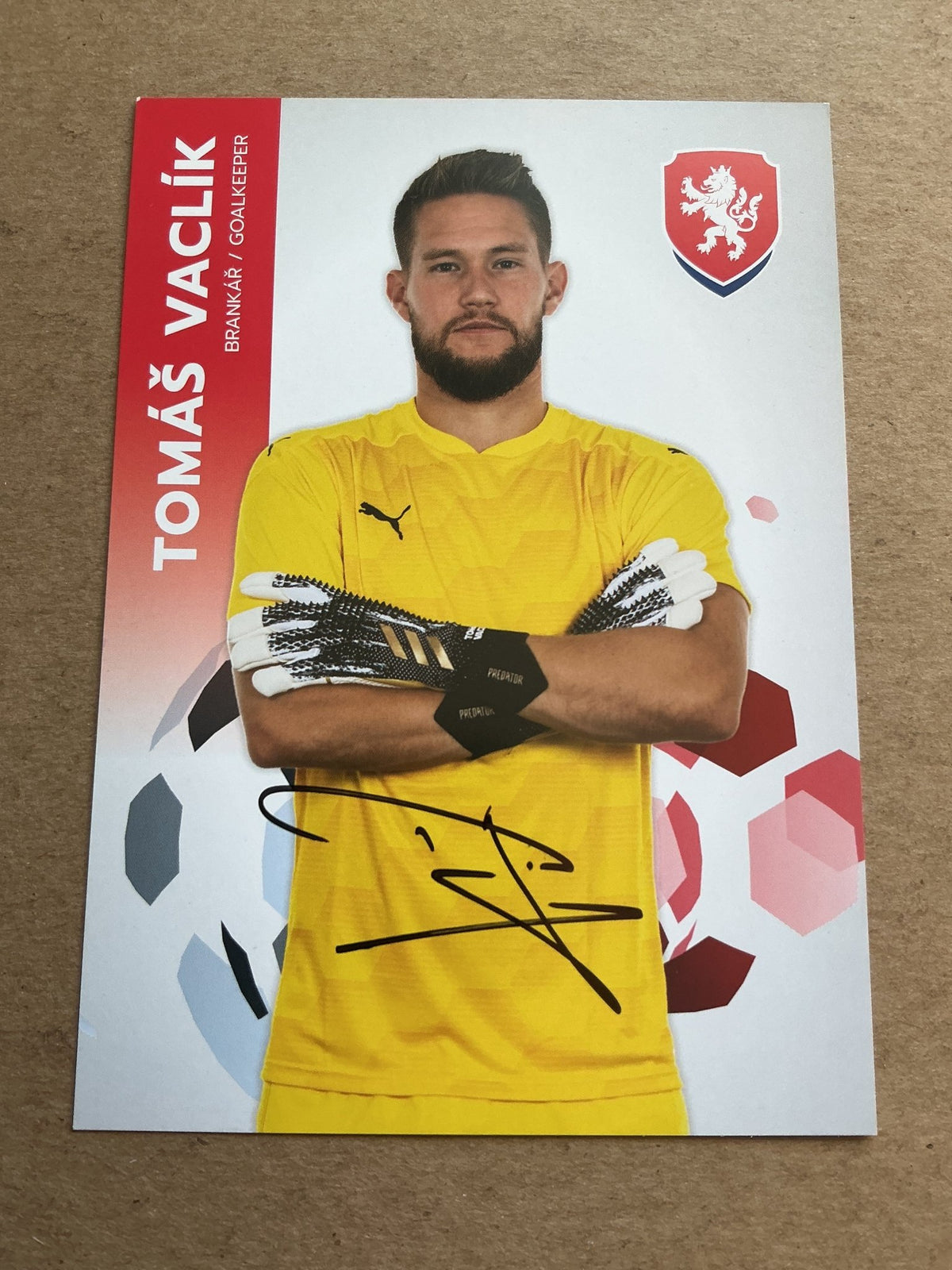 Tomáš Vaclík, Czech Republic 🇨🇿 UEFA Euro Cup 2020 hand signed - Autographs-World
