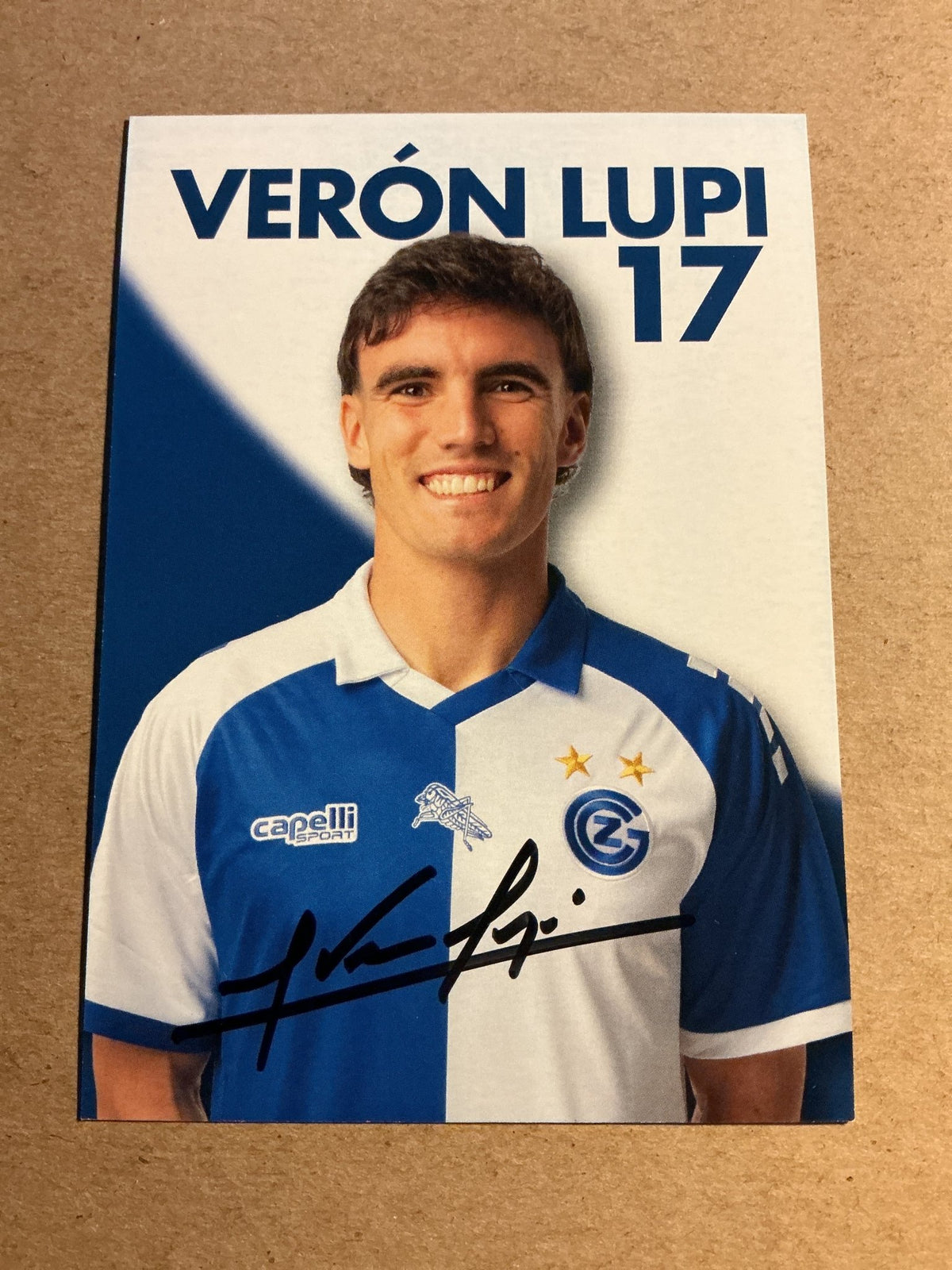 Tomás Verón Lupi, Argentina 🇦🇷 Grasshopper Zürich 2024/25 hand signed - Autographs-World