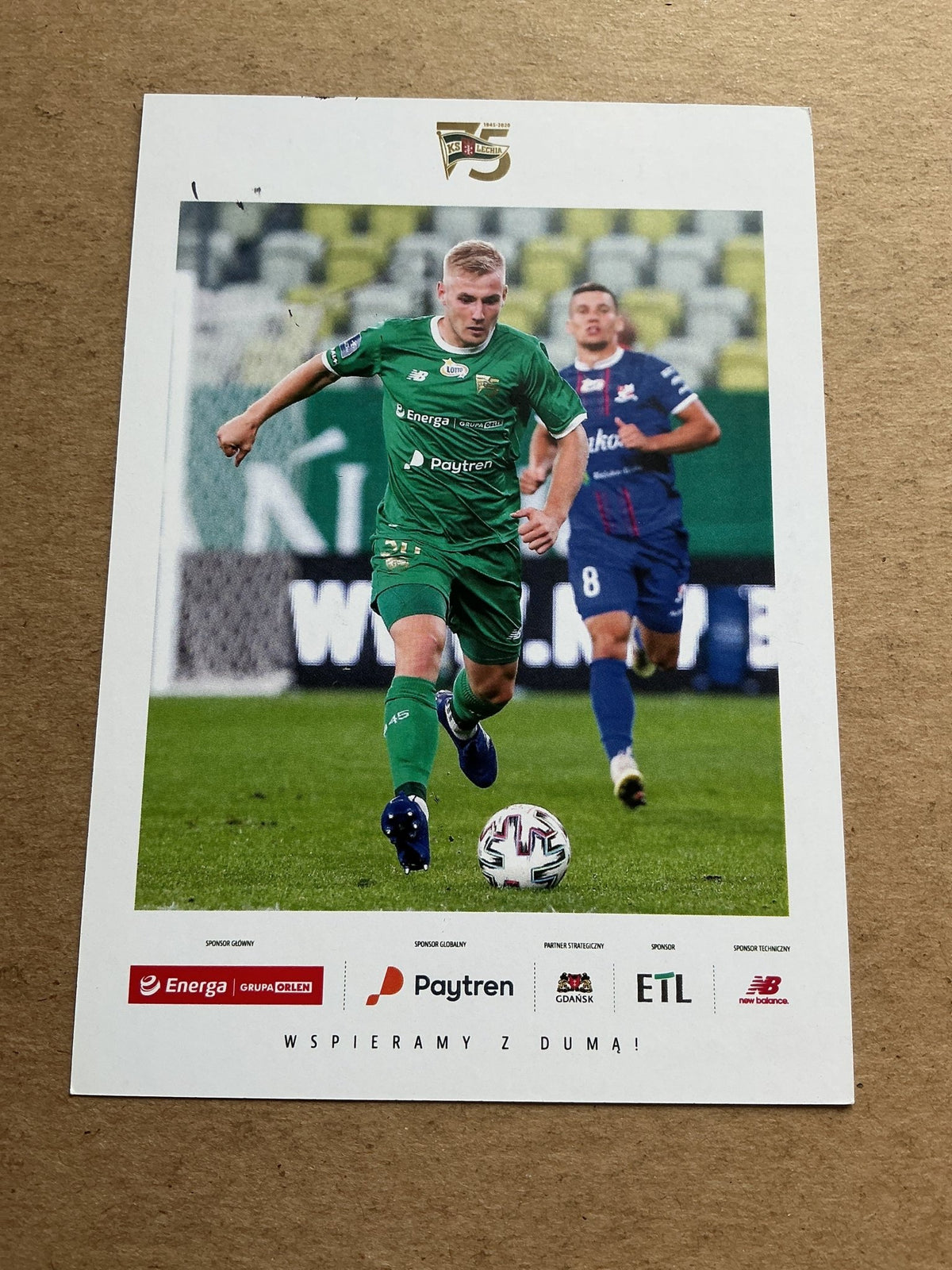 Tomasz Makowski, Poland 🇵🇱 Lechia Gdansk 2020/21 hand signed - Autographs-World