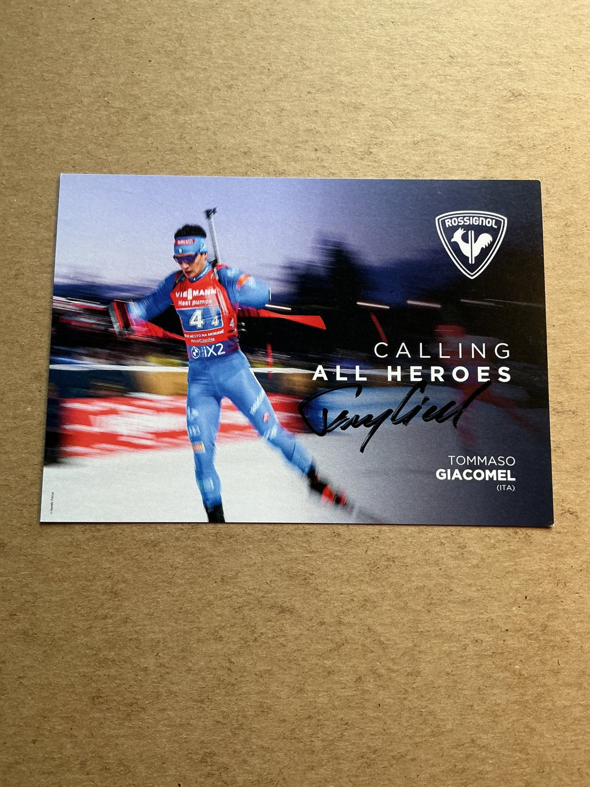 Tommaso Giacomel, Italy 🇮🇹 Biathlon Winter 2025/26 hand signed - Autographs-World