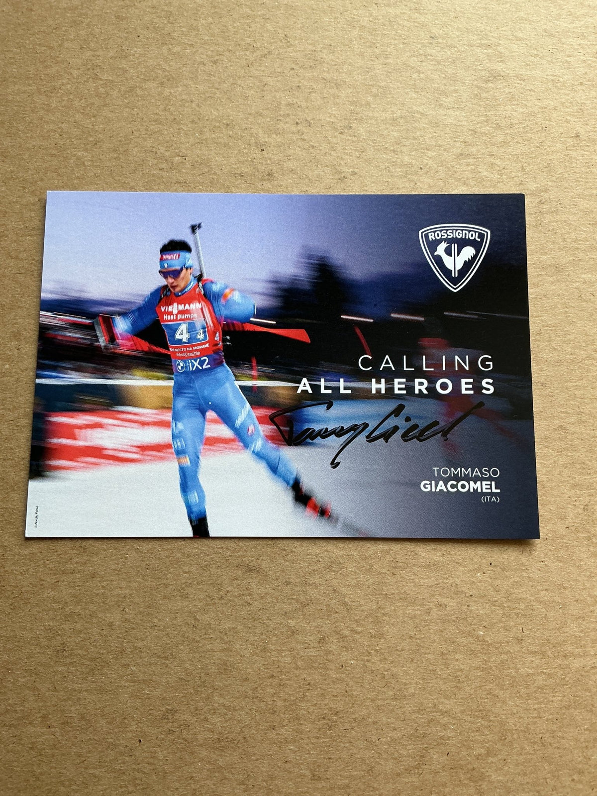 Tommaso Giacomel, Italy 🇮🇹 Biathlon Winter Sports 2024/25 hand signed - Autographs-World