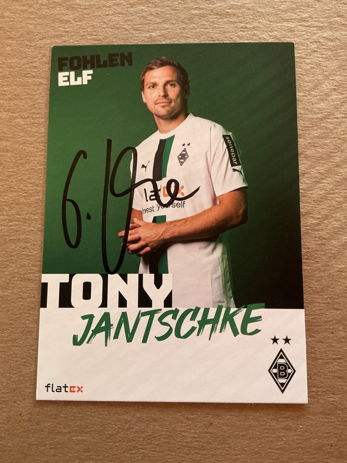 Tony Jantschke, Germany 🇩🇪 Borussia Mönchengladbach 2022/23 hand signed - Autographs-World