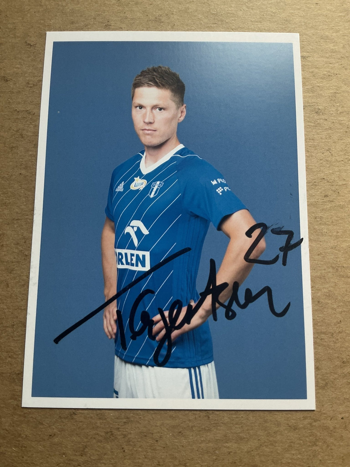 Torgil Gjertsen, Norway 🇳🇴 Wisła Płock 2020/21 hand signed - Autographs-World