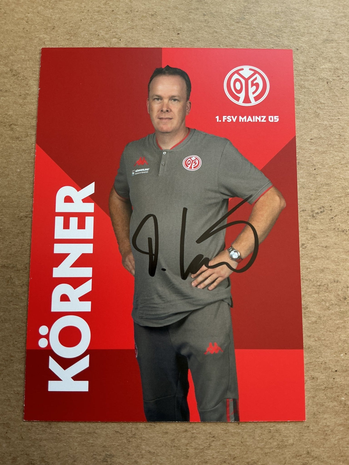Torsten Körner, Germany 🇩🇪 FSV Mainz 05 2020/21 hand signed - Autographs-World