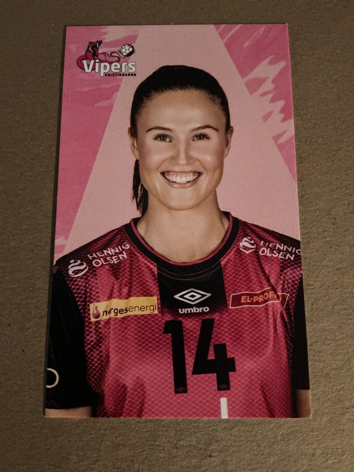Tuva Høve, Norway 🇳🇴 Handball Vipers 2021/22 hand signed - Autographs-World
