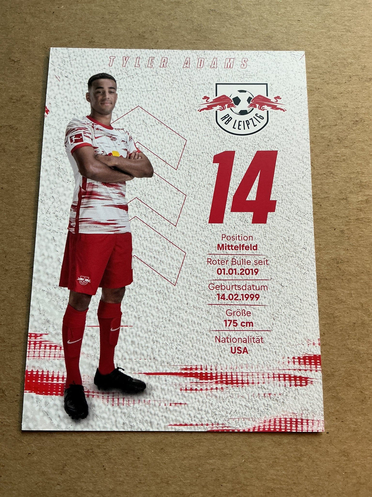 Tyler Adams, USA 🇺🇸 RB Leipzig 2021/22 hand signed - Autographs-World