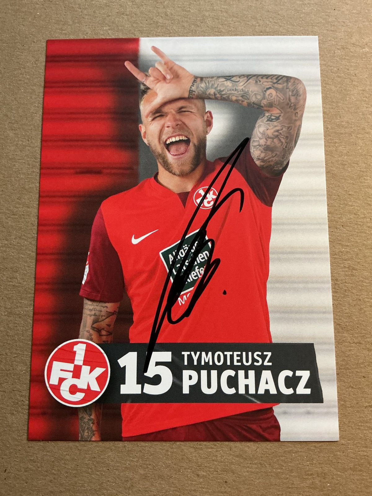 Tymoteusz Puchacz, Poland 🇵🇱 1.FC Kaiserslautern 2023/24 hand signed - Autographs-World