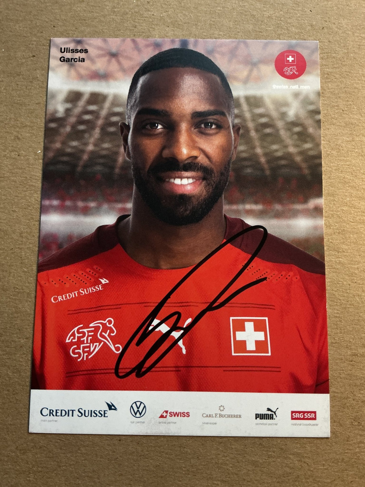 Ulisses Garcia, Switzerland 🇨🇭 2021 hand signed - Autographs-World