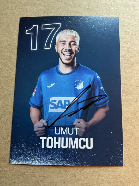 Umut Tohumcu, Germany 🇩🇪 TSG 1899 Hoffenheim 2024/25 hand signed - Autographs-World