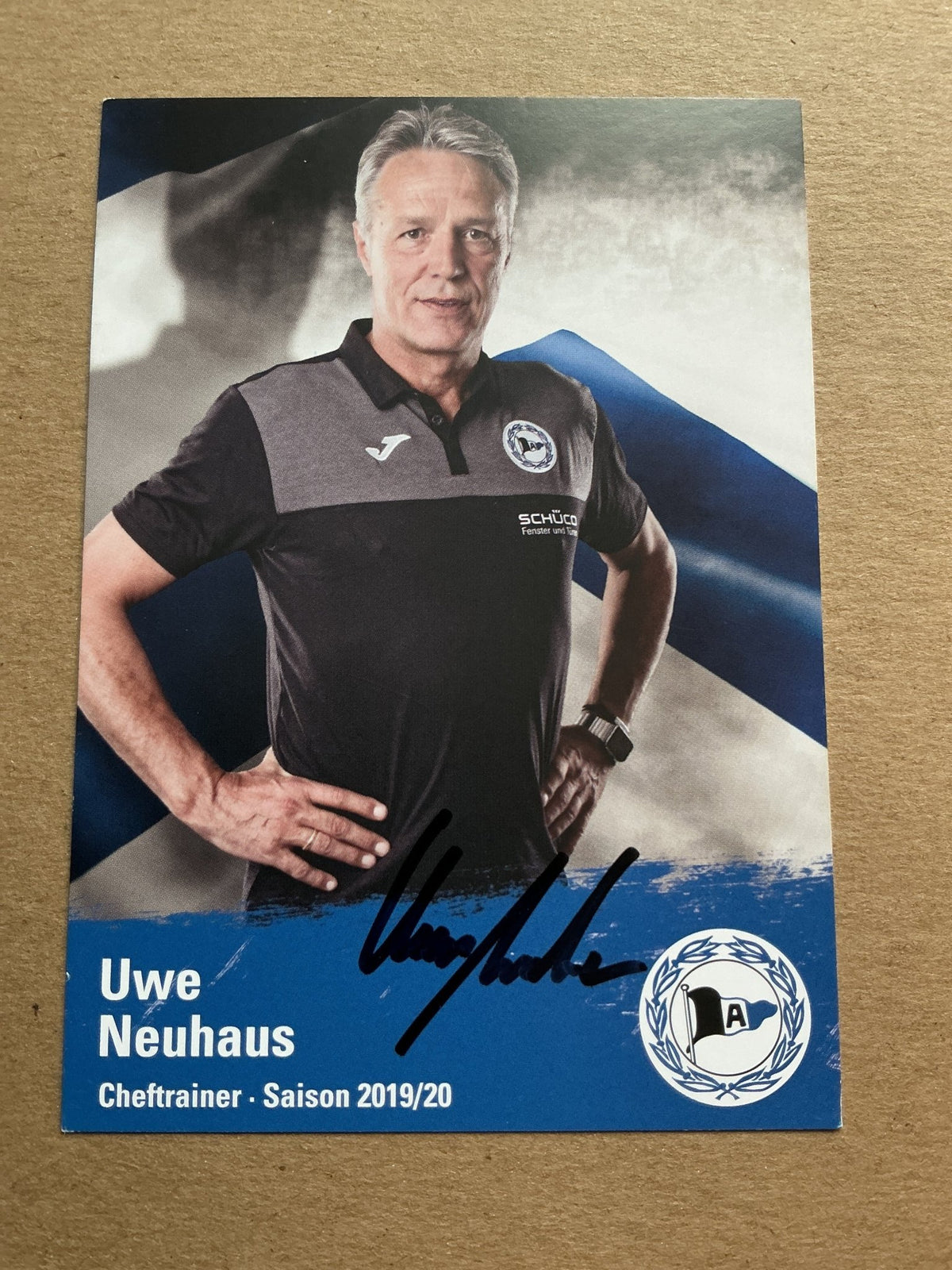 Uwe Neuhaus, Germany 🇩🇪 Arminia Bielefeld 2019/20 hand signed - Autographs-World