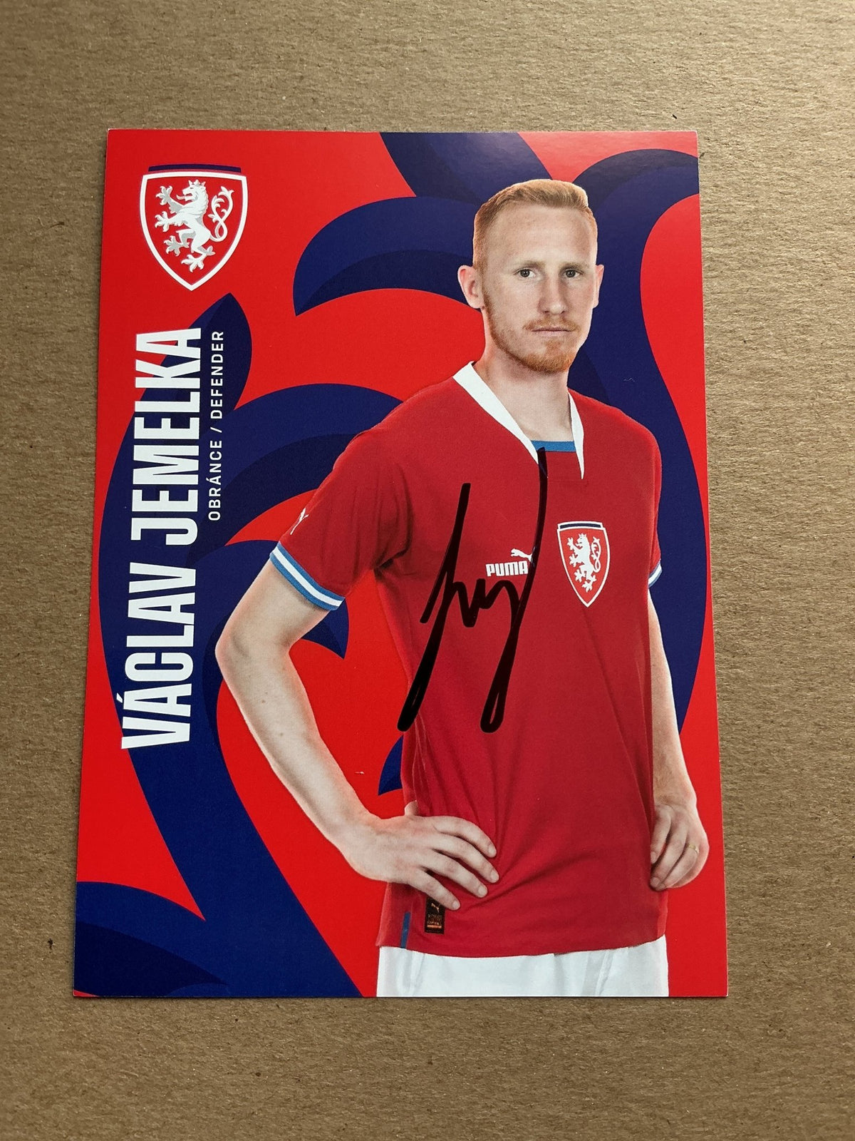Václav Jemelka, Czech Republic 🇨🇿 2023 Viktoria Plzeñ hand signed - Autographs-World