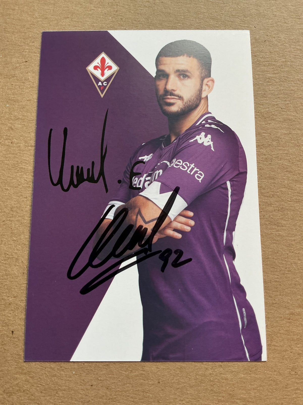 Valentin Eysseric, France 🇫🇷 ACF Fiorentina 2020/21 hand signed - Autographs-World