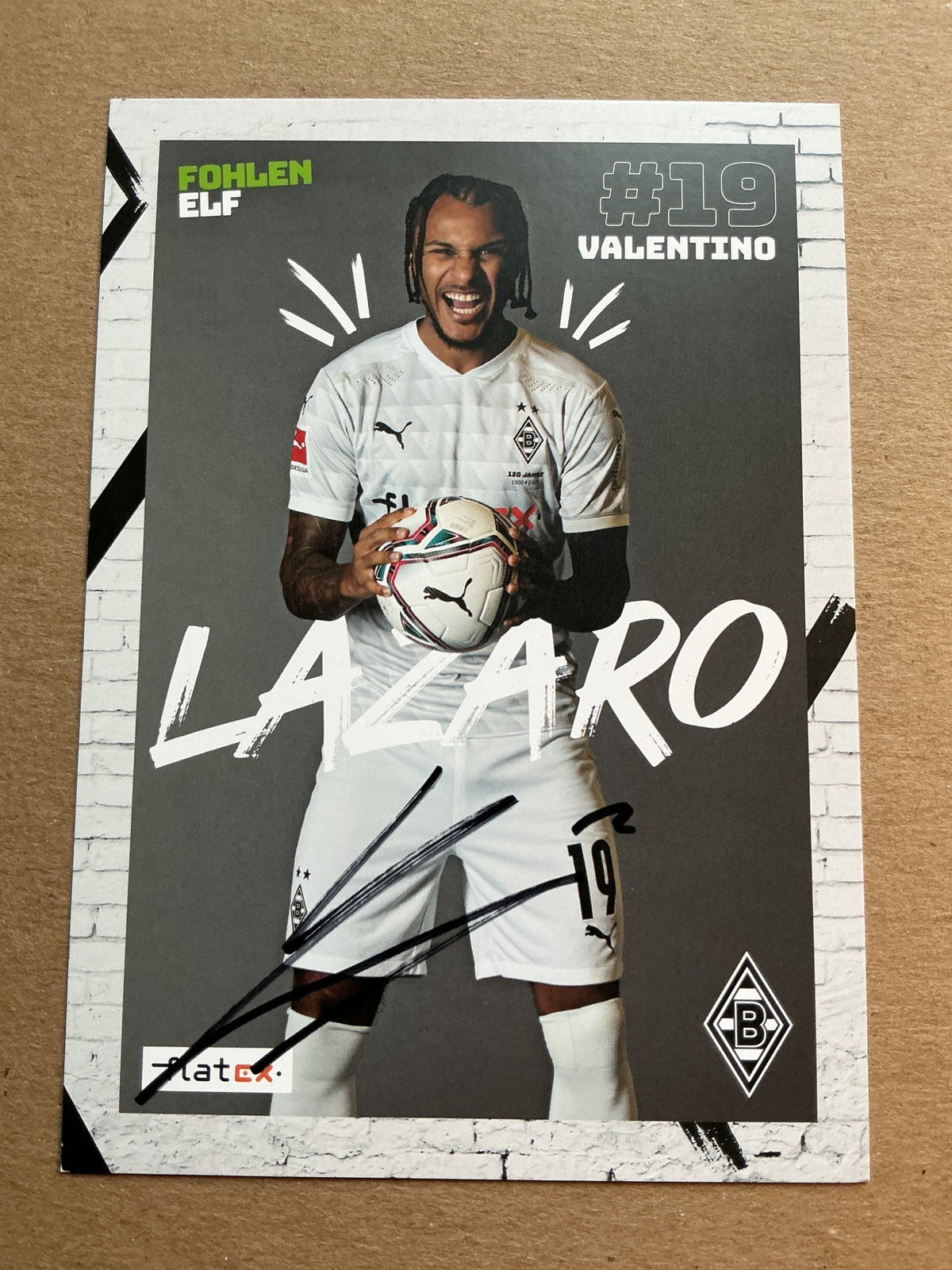 Valentino Lazaro, Austria 🇦🇹 Borussia Mönchengladbach 2020/21 hand signed - Autographs-World