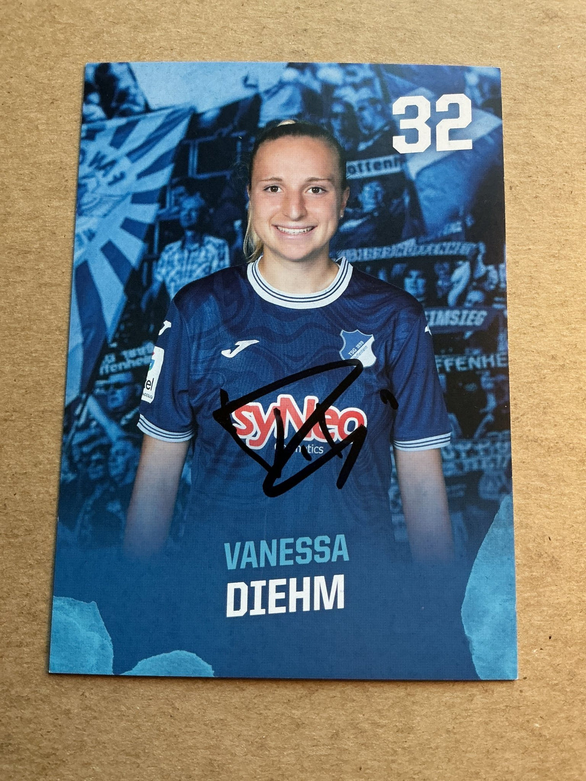 Vanessa Diehm, Germany 🇩🇪 TSG Hoffenheim 1899 2023/24 hand signed - Autographs-World