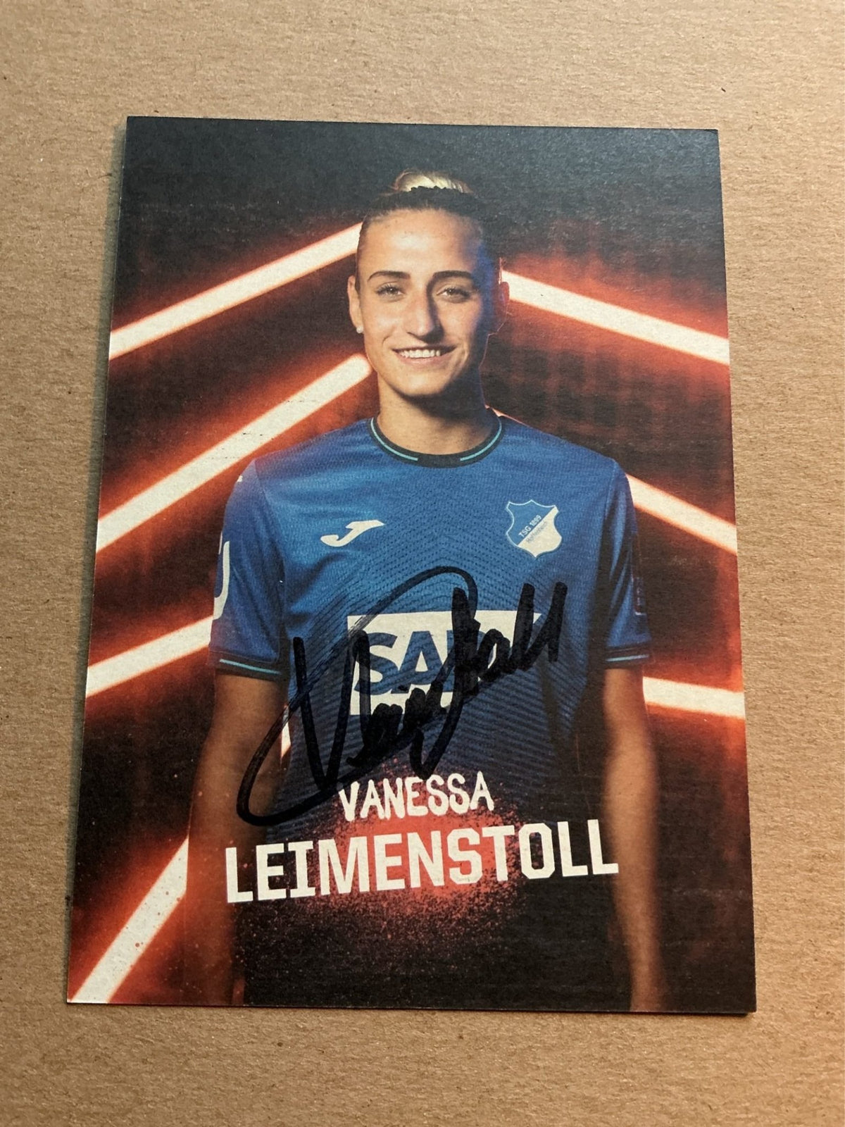 Vanessa Leimenstoll, Germany 🇩🇪 TSG 1899 Hoffenheim 2021/22 hand signed - Autographs-World