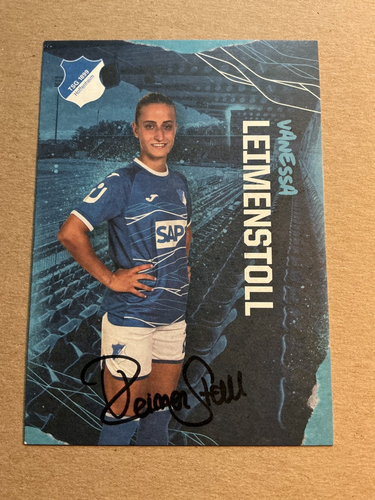 Vanessa Leimenstoll, Germany 🇩🇪 TSG 1899 Hoffenheim 2022/23 hand signed - Autographs-World