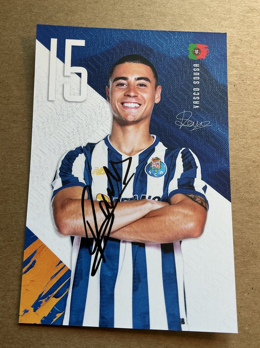 Vasco Sousa, Portugal 🇵🇹 FC Porto 2024/25 hand signed - Autographs-World