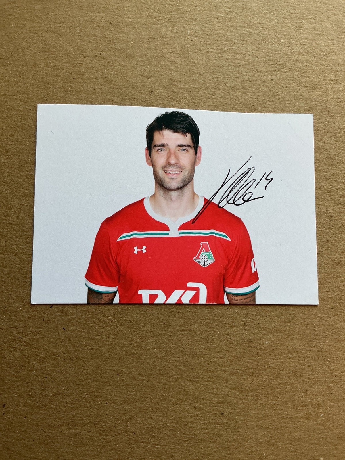 Vedran Corluka, Croatia 🇭🇷 Lokomotiv Moscow 2019/20 hand signed - Autographs-World