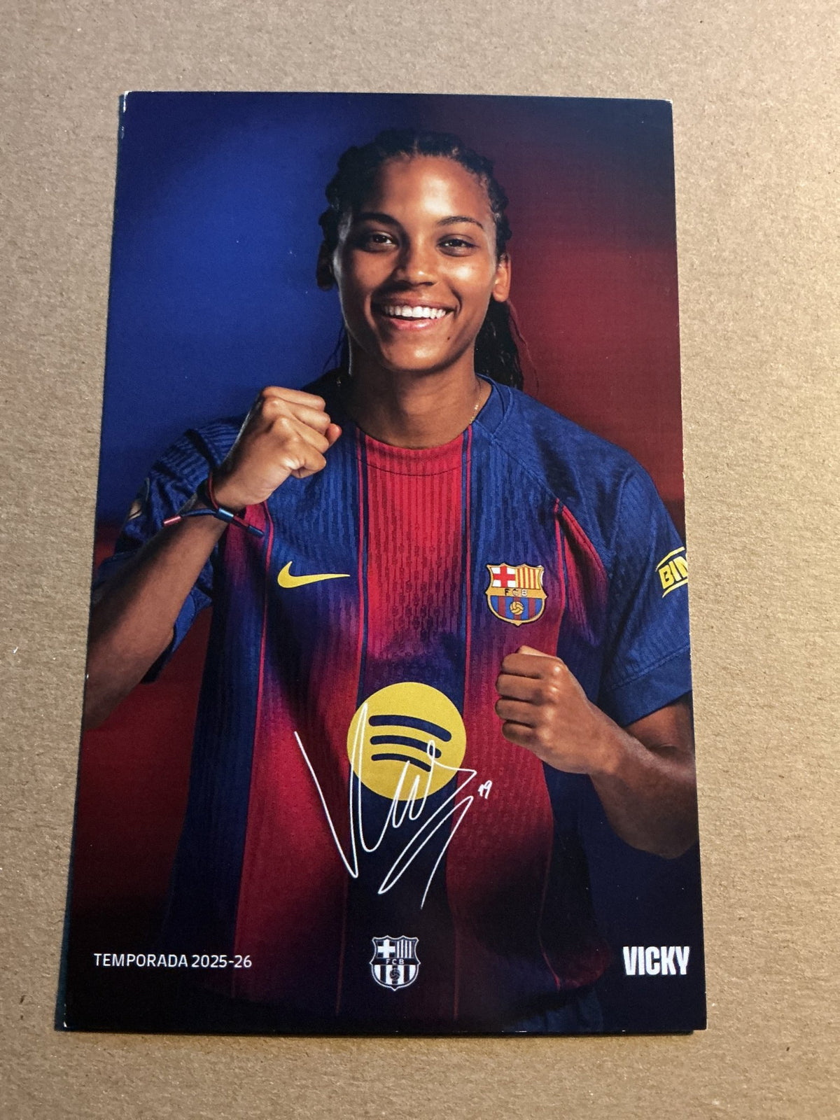 Vicky López, Spain 🇪🇸 FC Barcelona Femení 2025/26 unsigned - Autographs-World