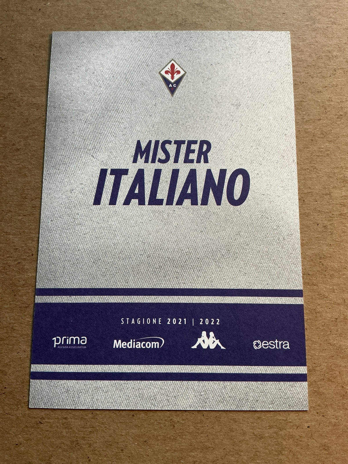 Vincenzo Italiano, Italy 🇮🇹 ACF Fiorentina 2021/22 hand signed - Autographs-World