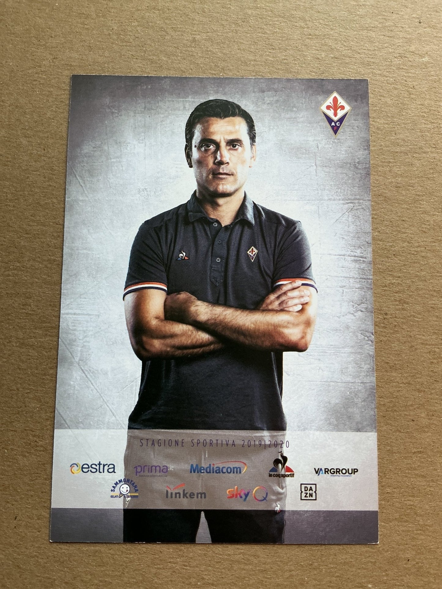 Vincenzo Montella, Italy 🇮🇹 ACF Fiorentina 2019/20 hand signed - Autographs-World