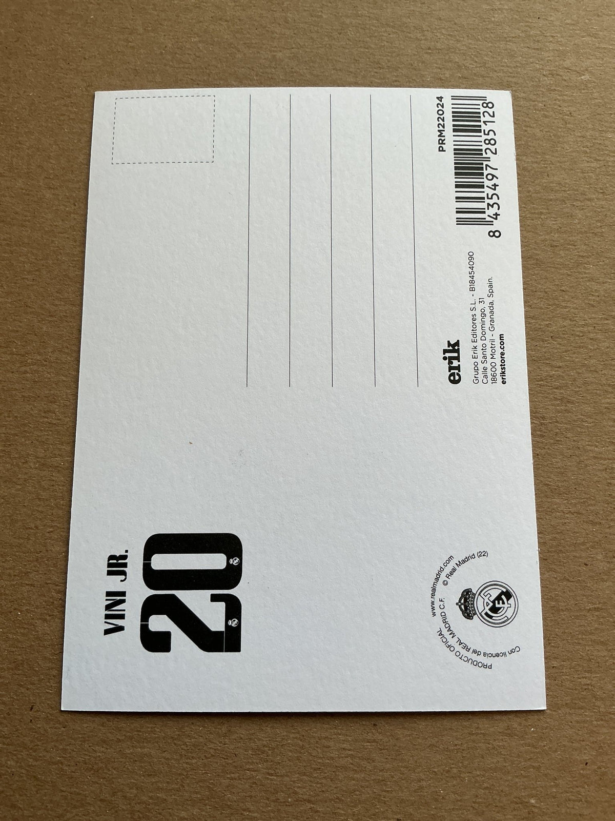 Vinícius Júnior, Brazil 🇧🇷 Real Madrid 2022/23 hand signed - Autographs-World