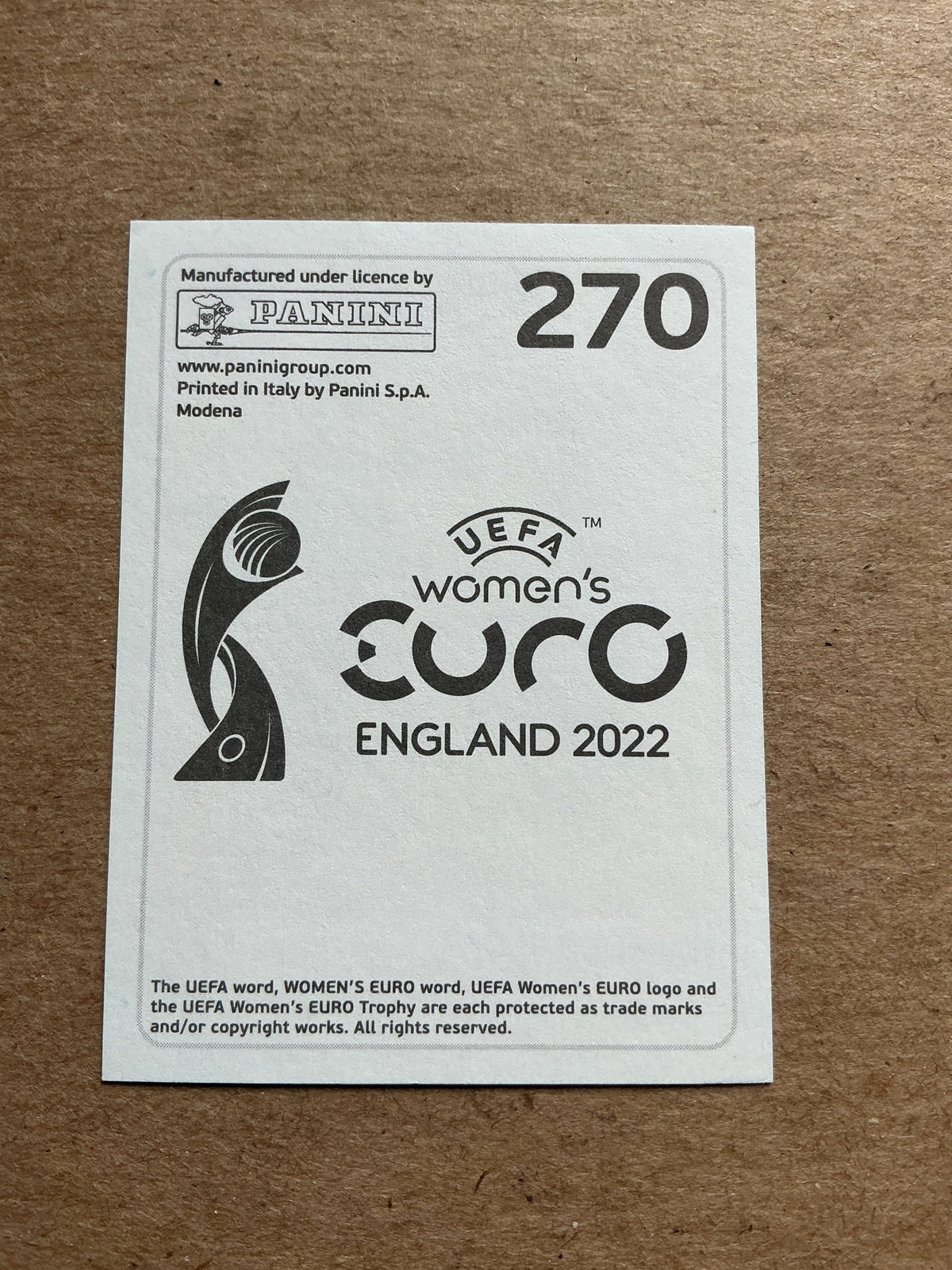 Viola Calligaris, Switzerland 🇨🇭 UEFA Women’s Euro Cup 2022 Panini hand signed - Autographs-World