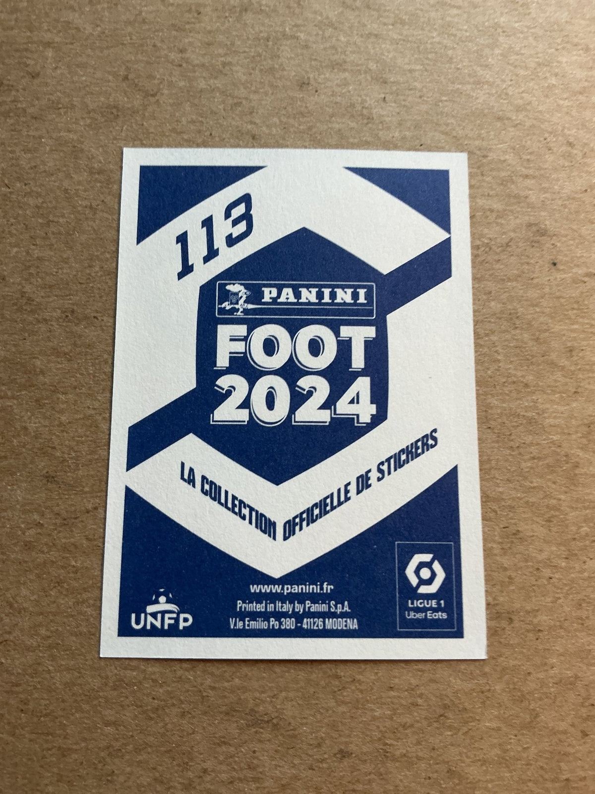 Vito Mannone, Italy 🇮🇹 Lille OSC 2024 Panini hand signed - Autographs-World