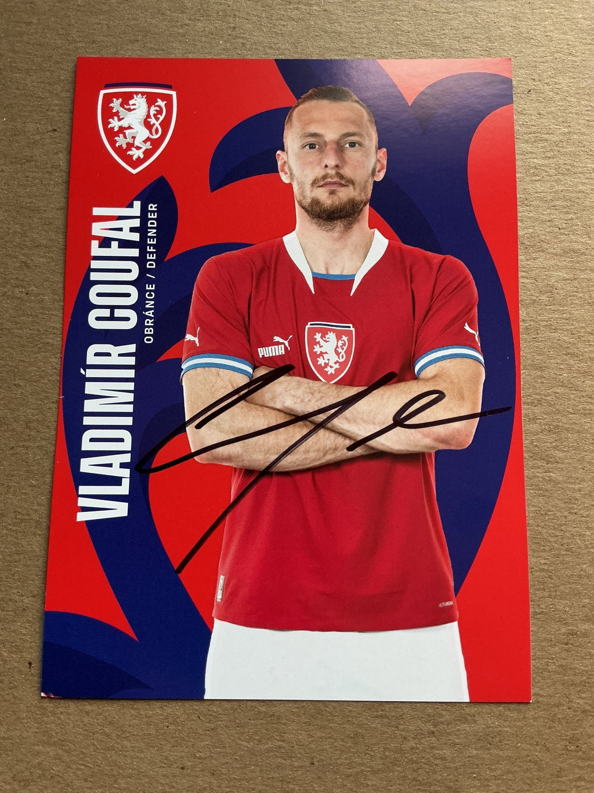 Vladimír Coufal, Czech Republic 🇨🇿 2023 West Ham United hand signed - Autographs-World