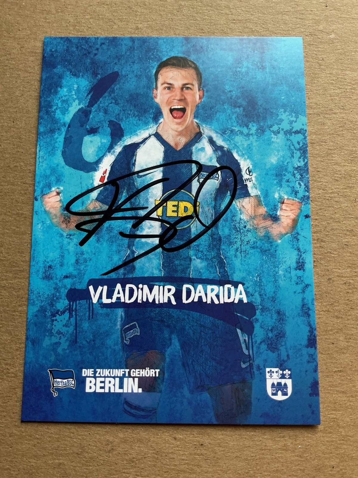 Vladimir Darida, Czech Republic 🇨🇿 Hertha BSC Berlin 2019/20 hand signed - Autographs-World