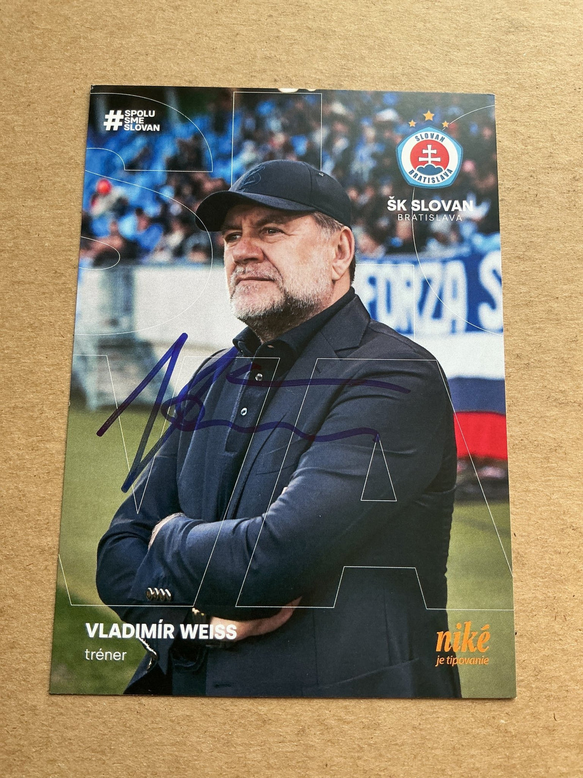 Vladimir Weiss, Slovakia 🇸🇰 SK Slovan Bratislava 2024/25 hand signed - Autographs-World