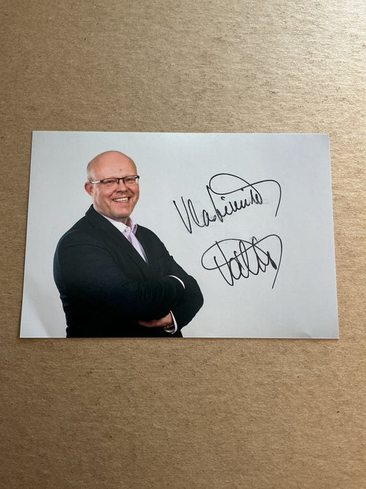 Vlastimil Valek, Czech Republic 🇨🇿 Minister of Health 2025 hand signed - Autographs-World