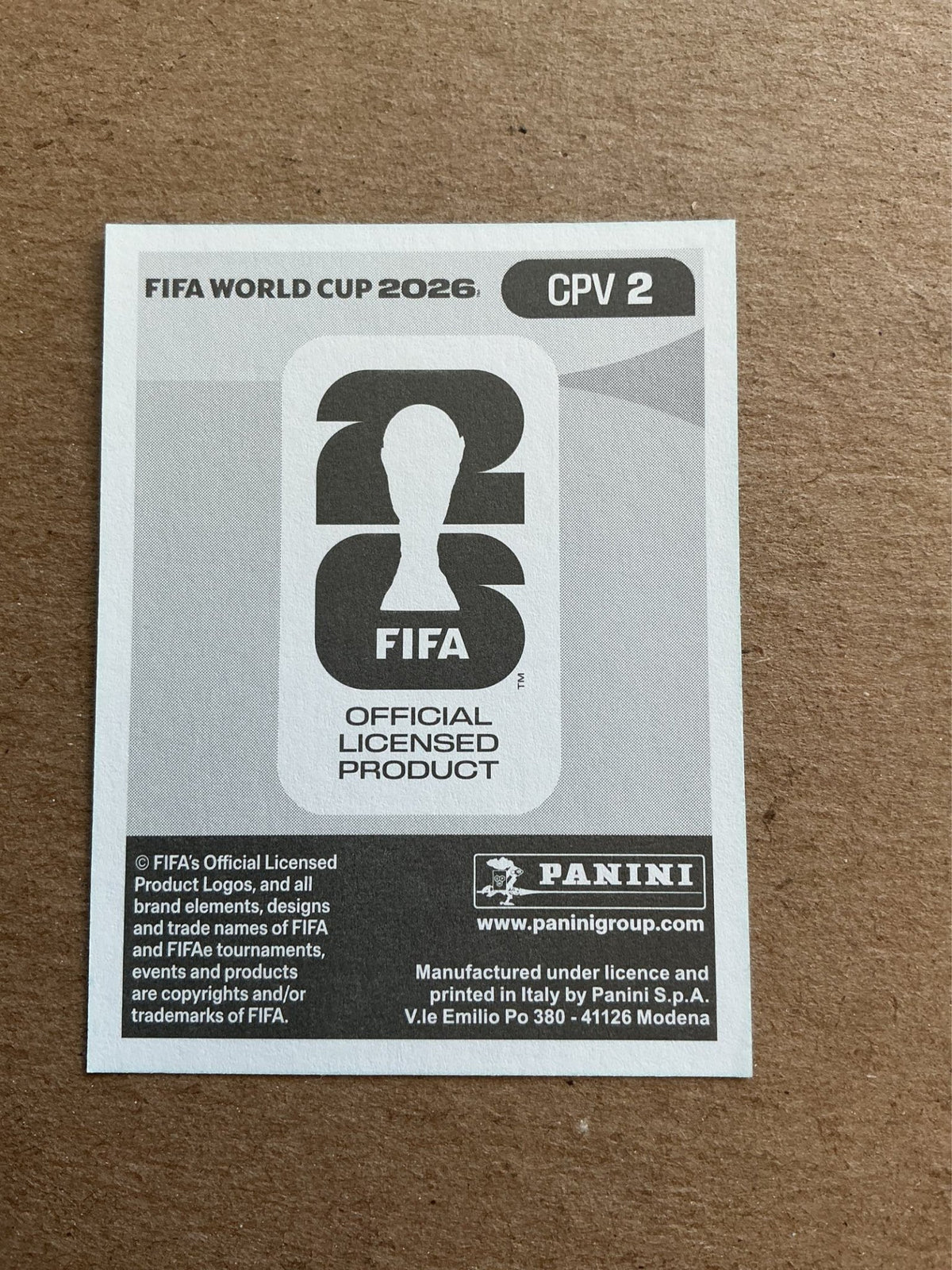 Vozinha, Cape Verde 🇨🇻 FIFA World Cup 2026 Panini hand signed - Autographs-World