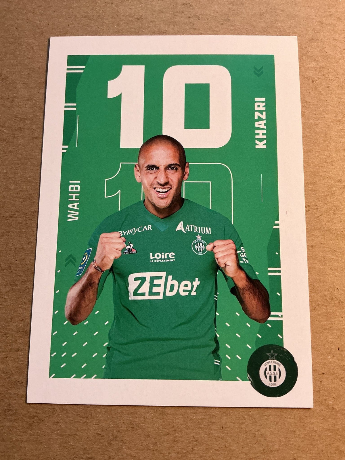 Wahbi Khazri, Tunisia 🇹🇳 AS Saint-Étienne 2021/22 hand signed - Autographs-World