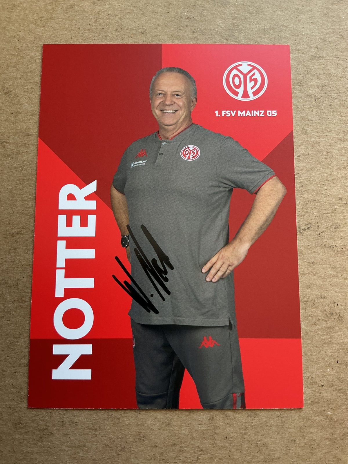 Walter Notter, Germany 🇩🇪 FSV Mainz 05 2020/21 hand signed - Autographs-World