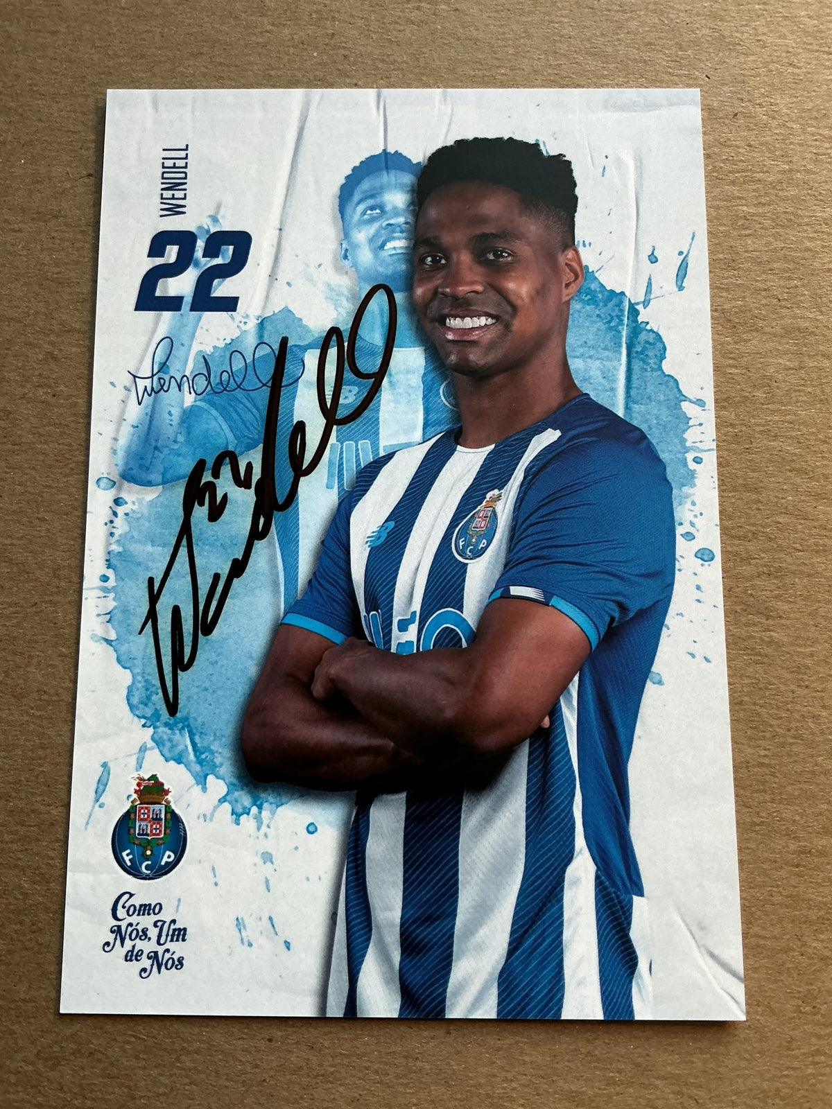 Wendell, Brazil 🇧🇷 FC Porto 2021/22 hand signed - Autographs-World