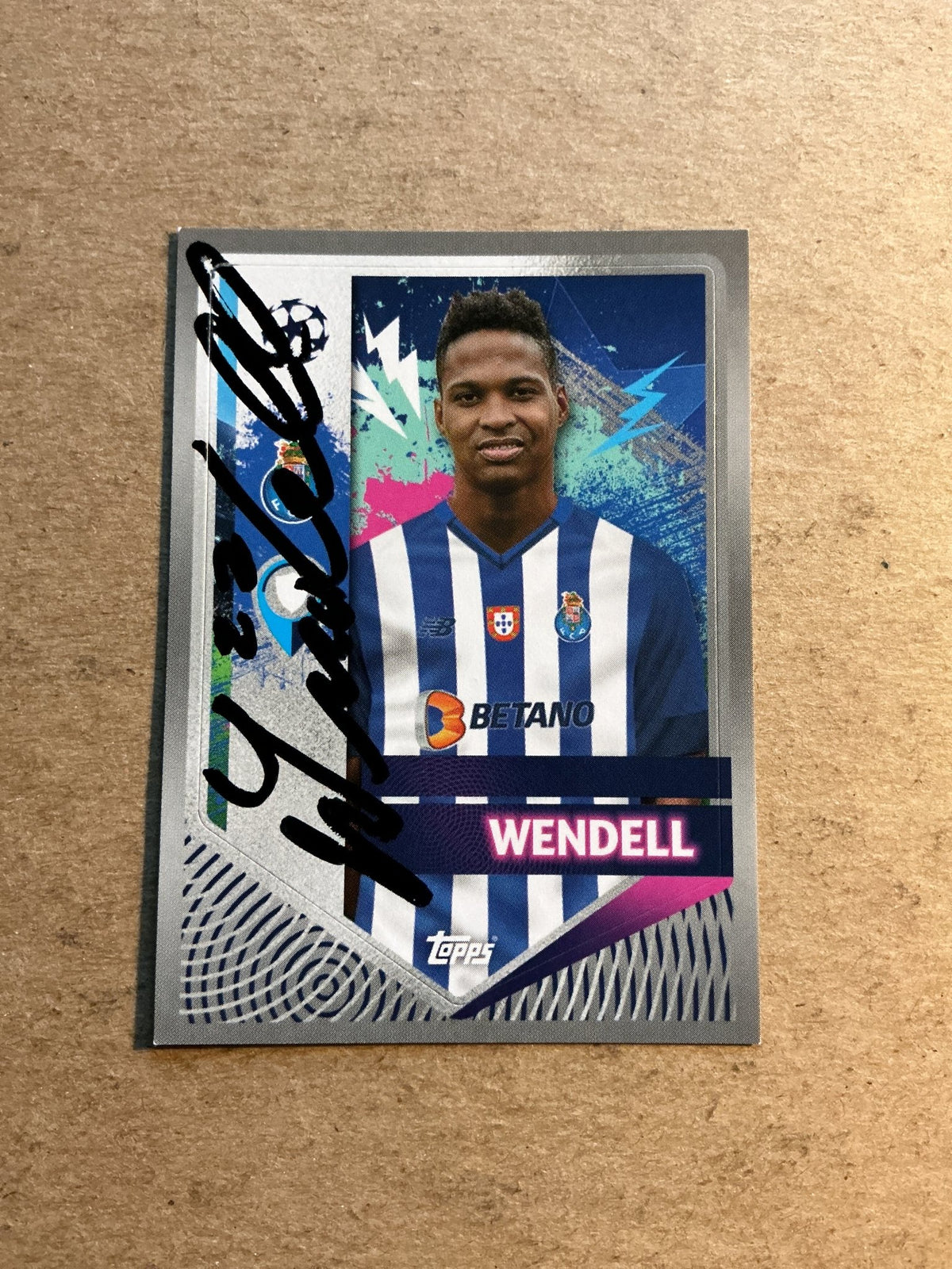 Wendell, Brazil 🇧🇷 FC Porto 2022/23 Topps hand signed - Autographs-World