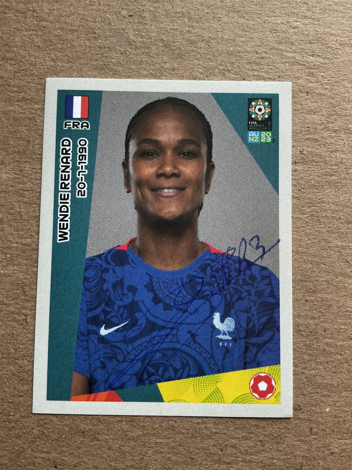Wendie Renard, France 🇫🇷 FIFA Women’s World Cup 2023 Panini hand signed - Autographs-World