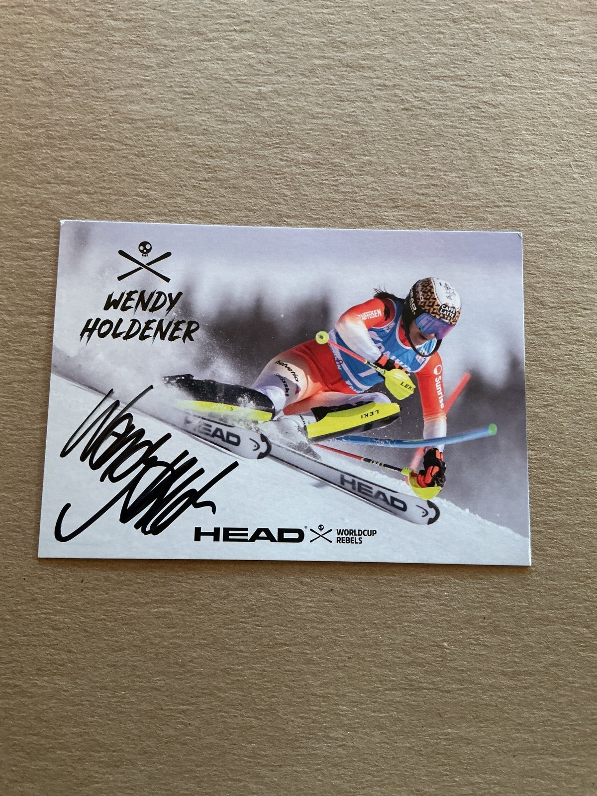 Wendy Holdener, Switzerland 🇨🇭 Alpine 2023/24 hand signed - Autographs-World