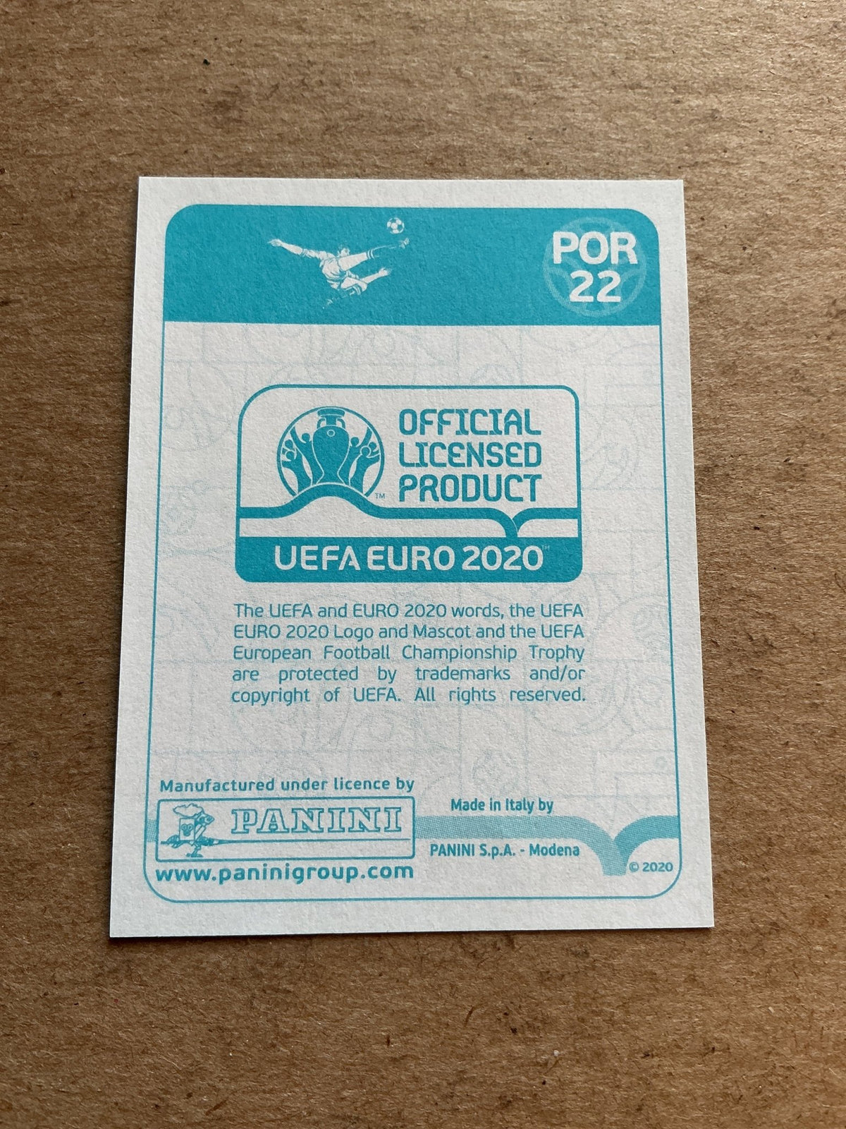 William Carvalho, Portugal 🇵🇹 UEFA Euro 2020 Panini hand signed - Autographs-World