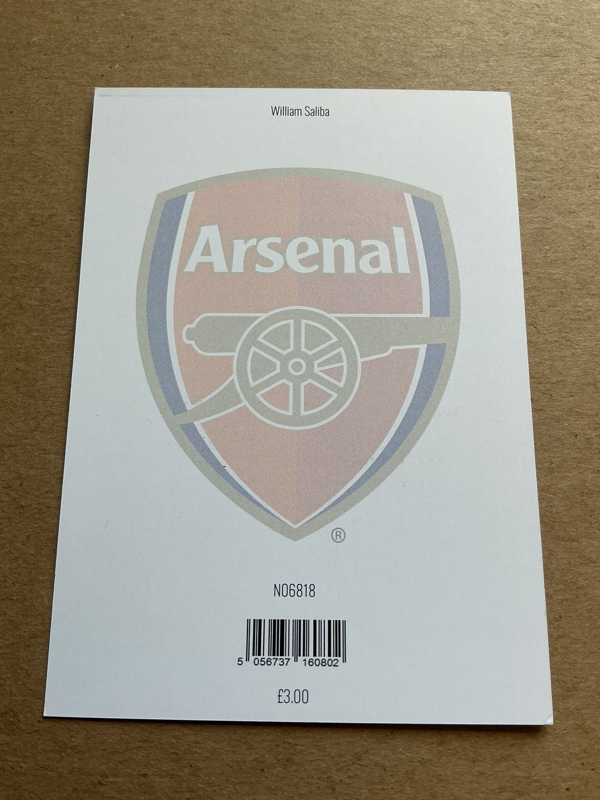 William Saliba, France 🇫🇷 Arsenal FC 2024/25 hand signed - Autographs-World