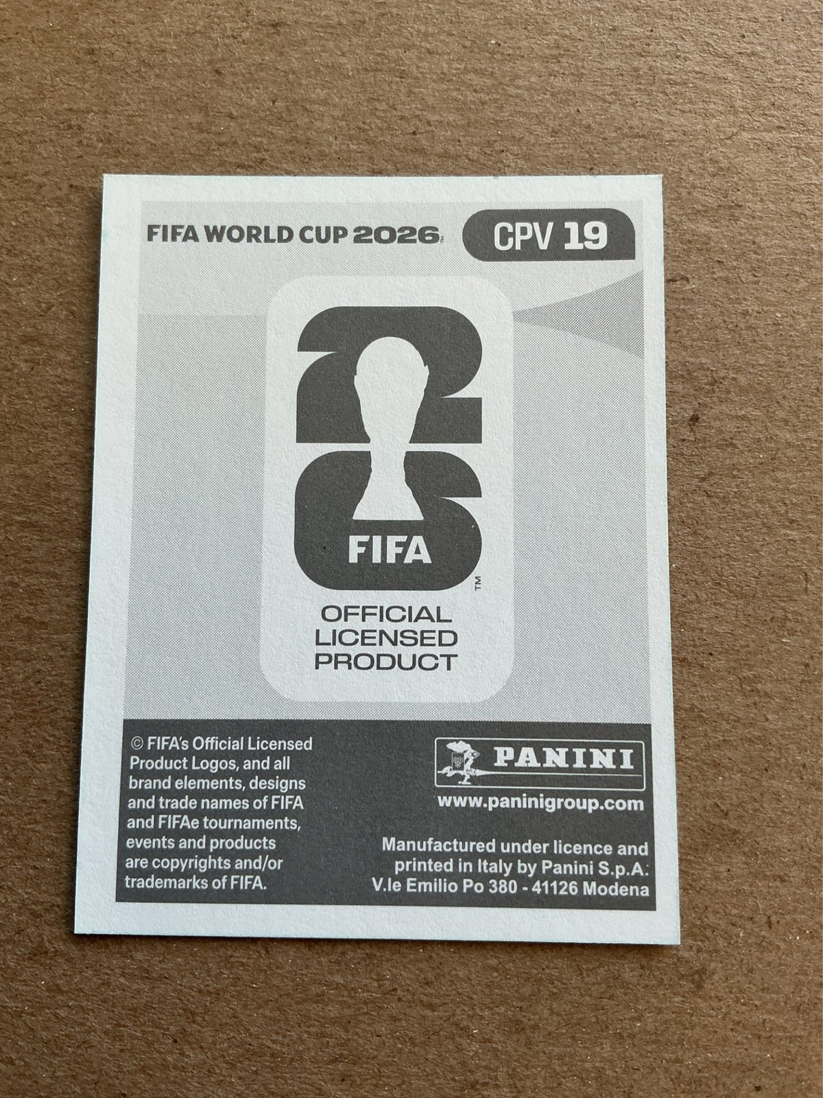 Willy Semedo, Cape Verde 🇨🇻 FIFA World Cup 2026 Panini hand signed - Autographs-World