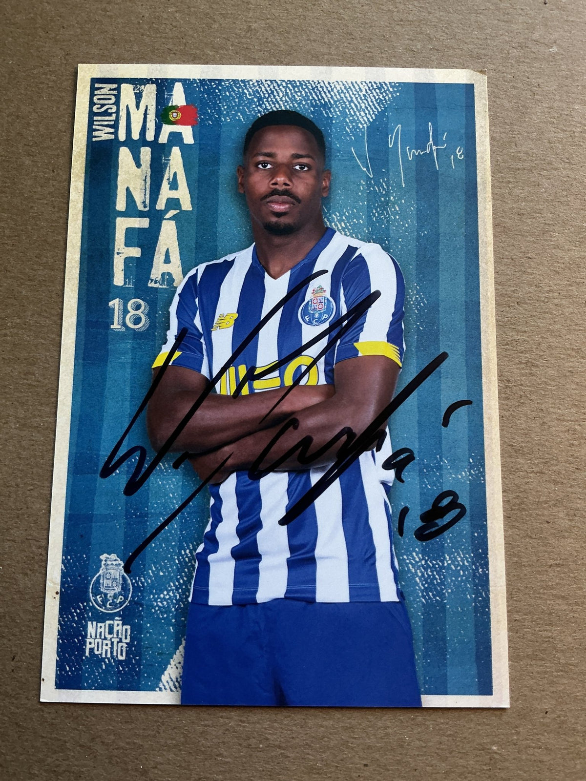 Wilson Manafá, Portugal 🇵🇹 FC Porto 2020/21 hand signed - Autographs-World