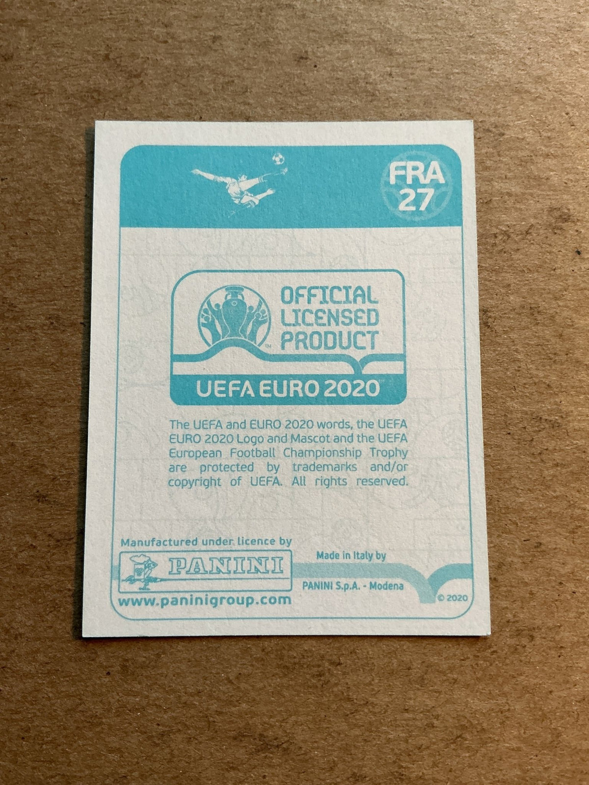 Wissam Ben Yedder, France 🇫🇷 UEFA Euro 2020 Panini hand signed - Autographs-World