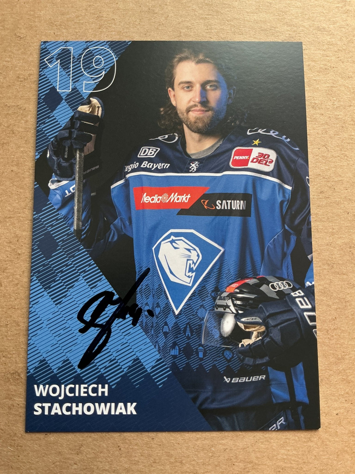 Wojciech Stachowiak, Germany 🇩🇪 ERC Ingolstadt 2023/24 hand signed - Autographs-World